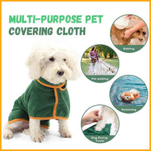 Load image into Gallery viewer, Absorbent Pet Bathrobe With Waist-wrapped Microfiber