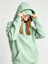 Load image into Gallery viewer, Women's Fleece-Lined Hooded Pullover Sweatshirt