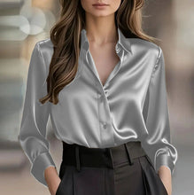 Load image into Gallery viewer, Women’s Spring-Autumn Lapel Button Shirt