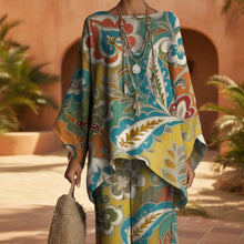 Load image into Gallery viewer, Women's Colorful Print Casual Dress