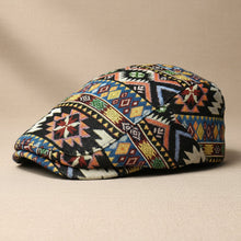 Load image into Gallery viewer, Women’s Retro Beret Hat – Chic British Style Ethnic Beret