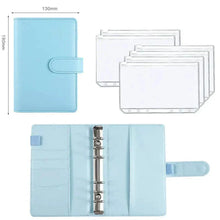 Load image into Gallery viewer, A6 Deluxe Leather Finance Organizer