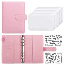 Load image into Gallery viewer, A6 Deluxe Leather Finance Organizer