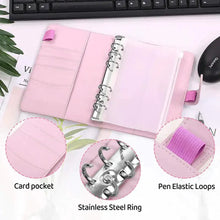 Load image into Gallery viewer, A6 Deluxe Leather Finance Organizer