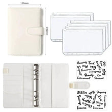Load image into Gallery viewer, A6 Deluxe Leather Finance Organizer