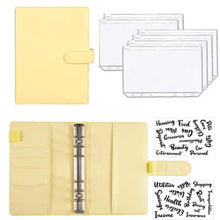 Load image into Gallery viewer, A6 Deluxe Leather Finance Organizer