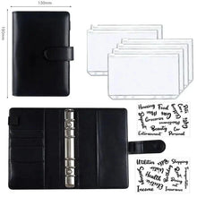 Load image into Gallery viewer, A6 Deluxe Leather Finance Organizer