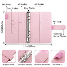 Load image into Gallery viewer, A6 Deluxe Leather Finance Organizer