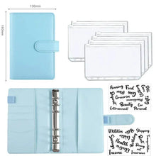 Load image into Gallery viewer, A6 Deluxe Leather Finance Organizer