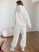 Load image into Gallery viewer, Women’s Plus Size Lounge Set – Oversized Hoodie & Baggy Sweatpants
