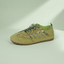 Load image into Gallery viewer, Women's French Hollow Mary Jane Flats – Lace-Up Hidden Platform