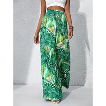 Load image into Gallery viewer, Women’s Printed High‑Waist Wide‑Leg Palazzo Pants