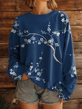 Load image into Gallery viewer, Women’s Printed Crew-Neck Sweatshirt – Long Sleeve Casual Top