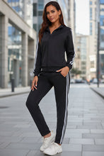 Load image into Gallery viewer, Women’s Fashionable Printed Sports Long-Sleeve Hoodie Set