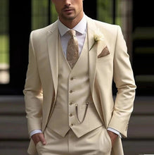 Load image into Gallery viewer, Mens Slim-Fit Light Luxury Suit