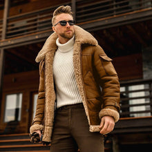 Load image into Gallery viewer, Winter Jacket Mens Military Fleece Warm Jackets Male Fur Collar Coats Army Tactical Jacket