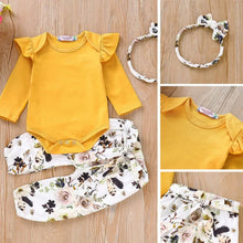 Load image into Gallery viewer, Cute Baby Girl Romper Set - # BAAA71710003