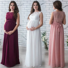 Load image into Gallery viewer, Lace Sleeveless Maternity Dress for Expecting Mothers - # WOAA211410008 - PRG