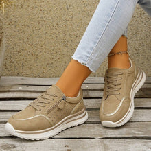 Load image into Gallery viewer, Chunky Heel Side-Zip High-Top Sneaker Boots – 3 Colors EU 36–43