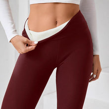 Load image into Gallery viewer, Fleece-Lined Thick Cashmere Winter Leggings