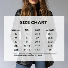 Load image into Gallery viewer, Vintage Style PU Jacket — Mid-Length Open Cardigan Leather Coat with Pockets