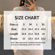 Load image into Gallery viewer, Women's Solid Color 3D Floral Embroidered Sweater