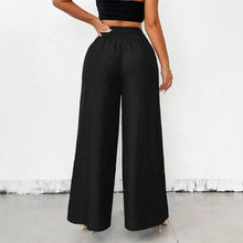 Load image into Gallery viewer, Women's High-Waist Drapey Wide-Leg Pants | Elastic Drawstring 5 Colors