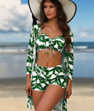 Load image into Gallery viewer, Women's 3-Piece Long Sleeve Swimsuit Set