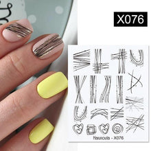 Load image into Gallery viewer, Abstract Lady Face Water Decals Fruit Flower Summer Leopard Alphabet Leaves Nail Stickers Water Black Leaf Sliders Marble Nail Art Stickers Water Transfer Nail Decals Full Wraps Gradient Acrylic Nail Kits for Women Manicure Decoration