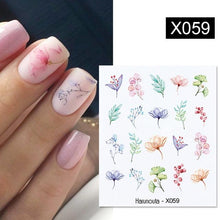 Load image into Gallery viewer, Abstract Lady Face Water Decals Fruit Flower Summer Leopard Alphabet Leaves Nail Stickers Water Black Leaf Sliders Marble Nail Art Stickers Water Transfer Nail Decals Full Wraps Gradient Acrylic Nail Kits for Women Manicure Decoration