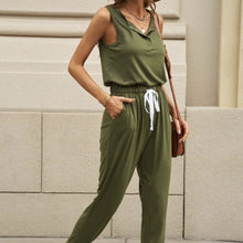 Load image into Gallery viewer, Women’s Off‑Shoulder Button Top & Pocket Pants Set