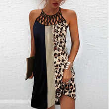 Load image into Gallery viewer, Fashion Print Dress Casual Halterneck Dresses For Women Summer Clothes
