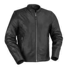 Load image into Gallery viewer, Ace Men's Leather Motorcycle Jacket
