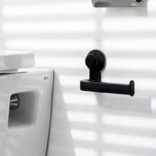 Load image into Gallery viewer, Acrylic Toilet Paper Holder Tissue Rack Wall Mounted Bathroom Kitchen Roll Holder Paper Tissue Rack Hook Modern Black Hanger Toilet Tissue Roll Holders Dispenser And Hangers Wall Mounted For Bathroom Kitchen