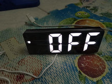 Load image into Gallery viewer, Acrylic/Mirror Alarm Clock LED Digital Clock Voice Control Snooze Time Temperature Display Night Mode Digital Alarm Clock, LED Bedside Clock with 6-Level Brightness Dual Alarm Adjustable Volume with 3 Alarm Sound Alarm Clock for Bedroom Office
