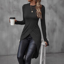 Load image into Gallery viewer, Women’s Slim Fit Long Sleeve Crew Neck Shirt