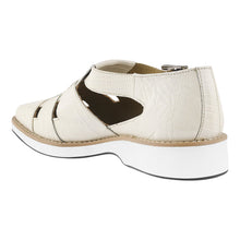 Load image into Gallery viewer, Adam Mens Fisherman Lizard Print Genuine Leather Buckle Closure Sandals