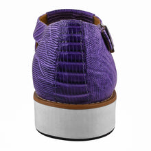 Load image into Gallery viewer, Adam Mens Fisherman Lizard Print Genuine Leather Buckle Closure Sandals