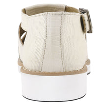 Load image into Gallery viewer, Adam Mens Fisherman Lizard Print Genuine Leather Buckle Closure Sandals