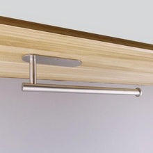 Load image into Gallery viewer, Adhesive Paper Holder Gold 304 Stainless Steel Stand Toilet Paper Towel Rack Tissue Roll Hanger For Kitchen Bathroom Free Nail Stainless Steel Toilet Tissue Roll Holder Sticky Hand Towel Hanger Vertical Or Horizontal No Drilling