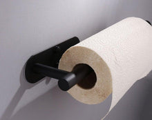 Load image into Gallery viewer, Adhesive Paper Holder Gold 304 Stainless Steel Stand Toilet Paper Towel Rack Tissue Roll Hanger For Kitchen Bathroom Free Nail Stainless Steel Toilet Tissue Roll Holder Sticky Hand Towel Hanger Vertical Or Horizontal No Drilling