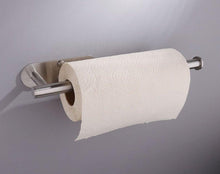 Load image into Gallery viewer, Adhesive Paper Holder Gold 304 Stainless Steel Stand Toilet Paper Towel Rack Tissue Roll Hanger For Kitchen Bathroom Free Nail Stainless Steel Toilet Tissue Roll Holder Sticky Hand Towel Hanger Vertical Or Horizontal No Drilling