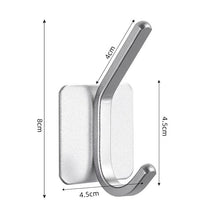 Load image into Gallery viewer, Adhesive Wall Hooks Mounted Door Key Cloth Coat Bathroom Robe Hanger Kitchen Hardware Rack Shelf Bag Hook Organizer For Hanging Bathroom Toilet Sticky Hook