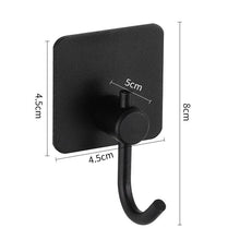 Load image into Gallery viewer, Adhesive Wall Hooks Mounted Door Key Cloth Coat Bathroom Robe Hanger Kitchen Hardware Rack Shelf Bag Hook Organizer For Hanging Bathroom Toilet Sticky Hook