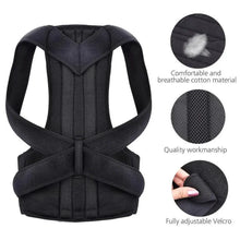 Load image into Gallery viewer, Adjustable Back Brace Posture Corrector
