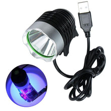 Load image into Gallery viewer, Adjustable Rechargeable UV Flashlight Portable Torch Ultra Violet LED Handheld For UV Glue Curing For Cellphone Repair Tool Curing Lamp Dryer For Urine Stain Detector Sterilization Phone Circuit Board