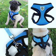 Load image into Gallery viewer, Adjustable Reflective Pet Harness with Leash