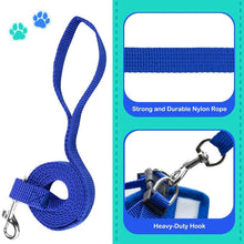 Load image into Gallery viewer, Adjustable Reflective Pet Harness with Leash