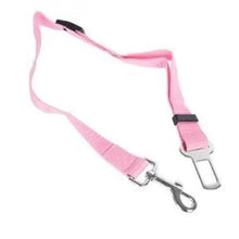 Load image into Gallery viewer, Adjustable Safety Seat Belt Nylon Pets Puppy Seat Lead Leash Dog Harness Vehicle Seatbelt Pet Dog Supplies Travel Clip Adjustable Bowtie Pet Cat Dog Car Seat Belt Pet Seat Harness Dog Lead Clip Dog Collars Accessories