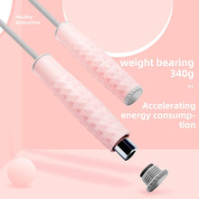 Load image into Gallery viewer, Adjustable Sport Jump Rope Skip Speed Weighted Jump Ropes With Weight Block Cable Fitness Training Anti-Slip Handle Jump Rope For Fitness Workout Adjustable Skipping Rope For Exercise Boxing